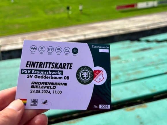 PSV Braunschweig match ticket/Alan Deamer