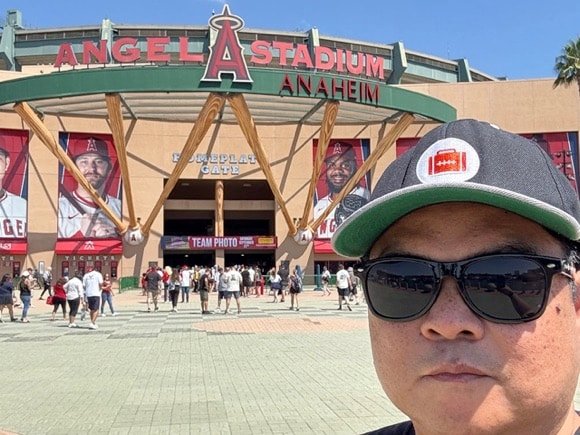 Edward de la Fuente at Angel Stadium