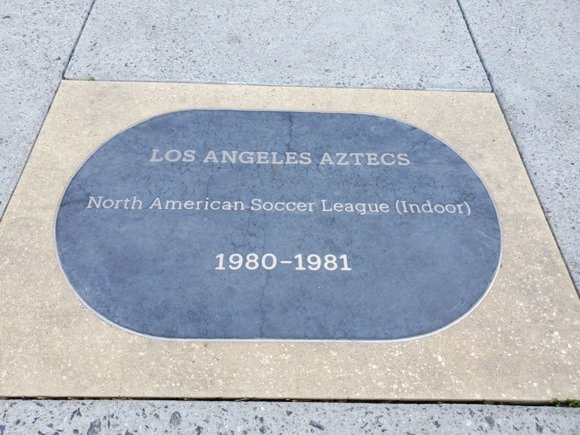 LA Aztecs plaque/Sara Cooke