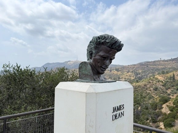 Bust of James Dean, Griffith Observatory/Tony Pierce