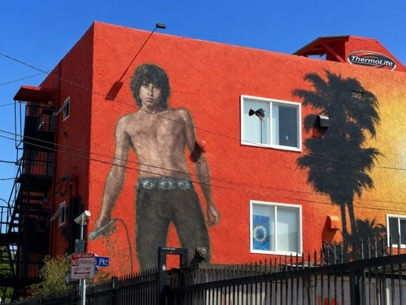 Jim Morrison mural/Tony Pierce