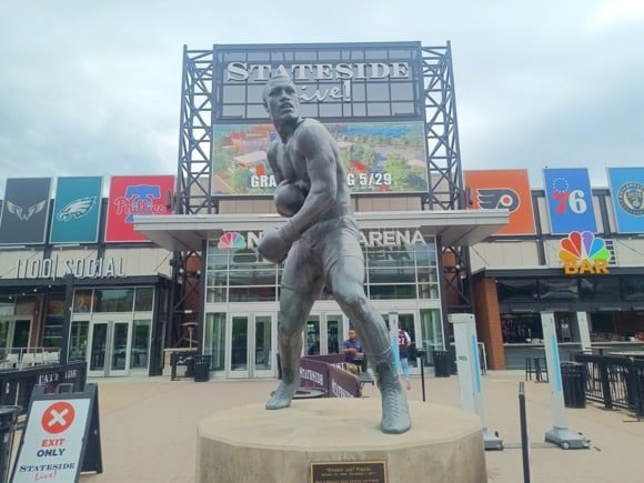 Joe Frazier statue, Stateside Live!/Brian Mulligan