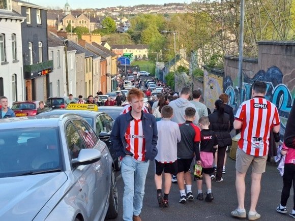 Derry City match day/Peter Hegarty