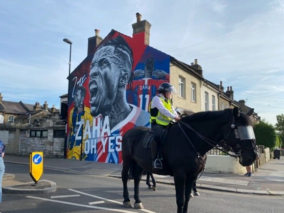 Wilfried Zaha mural/Darren Brinham