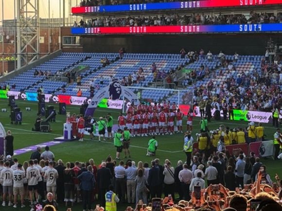 Arsenal trophy presentation, Selhurst Park/Darren Brinham