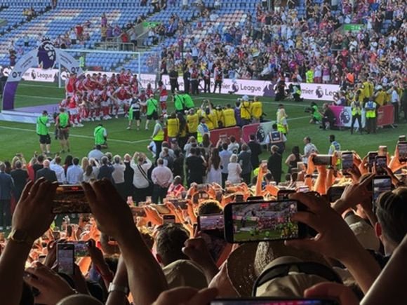 Arsenal trophy presentation, Selhurst Park/Darren Brinham