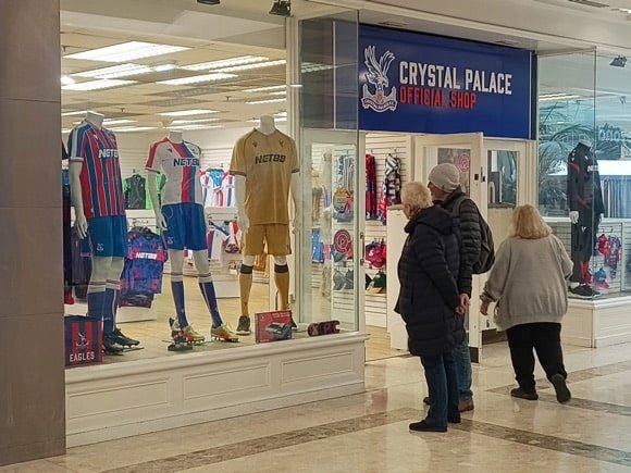 Crystal Palace club shop, Croydon/Brian Mulligan